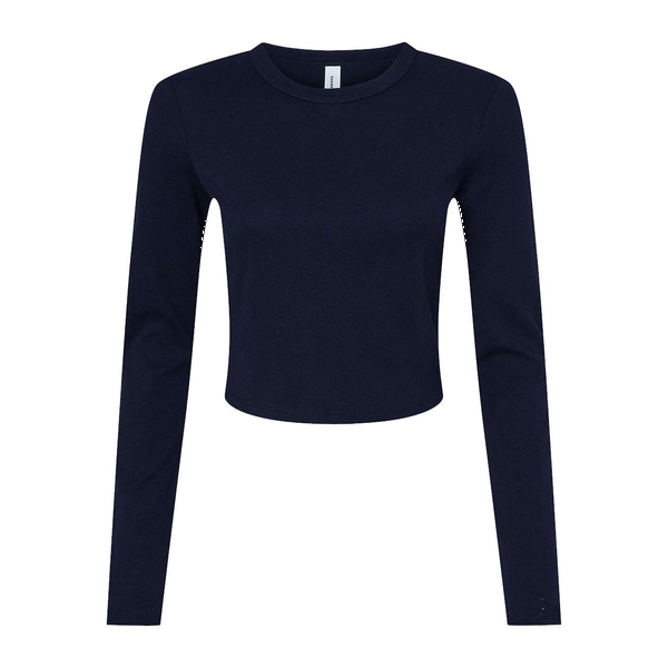 Bella + Canvas® Micro Rib Cotton/Poly Ladies' Long Sleeve Tee