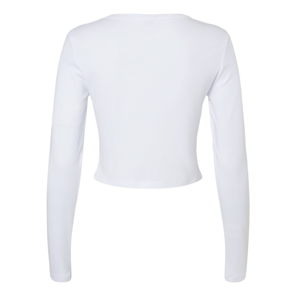 Bella + Canvas® Micro Rib Cotton/Poly Ladies' Long Sleeve Tee