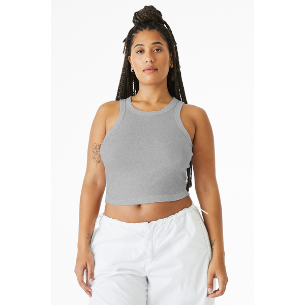 Bella + Canvas® Micro Rib Cotton/Poly Ladies' Racer Tank