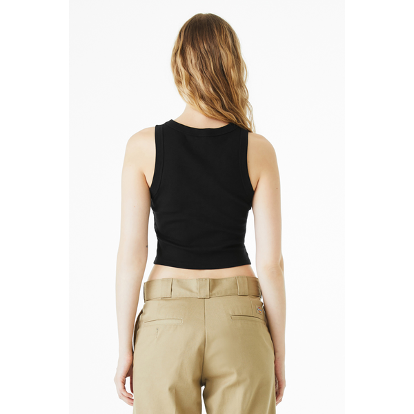 Bella + Canvas® Micro Rib Cotton/Poly Ladies' Racer Tank