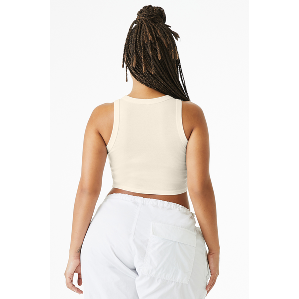 Bella + Canvas® Micro Rib Cotton/Poly Ladies' Racer Tank