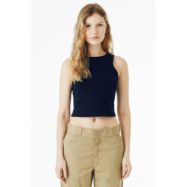 Bella + Canvas® Micro Rib Cotton/Poly Ladies' Racer Tank