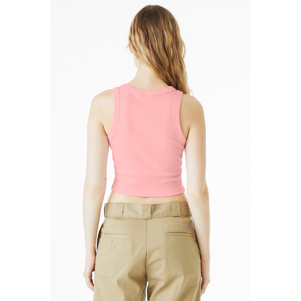 Bella + Canvas® Micro Rib Cotton/Poly Ladies' Racer Tank