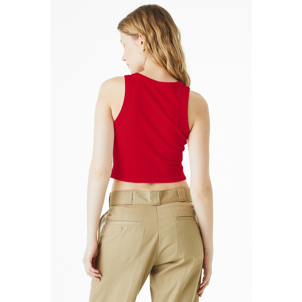 Bella + Canvas® Micro Rib Cotton/Poly Ladies' Racer Tank