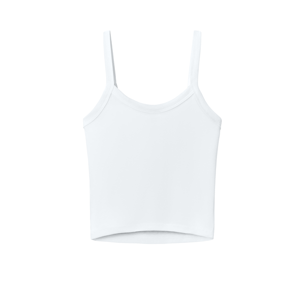 Bella + Canvas® Micro Rib Ladies' Cotton/Poly Spaghetti Strap Tank