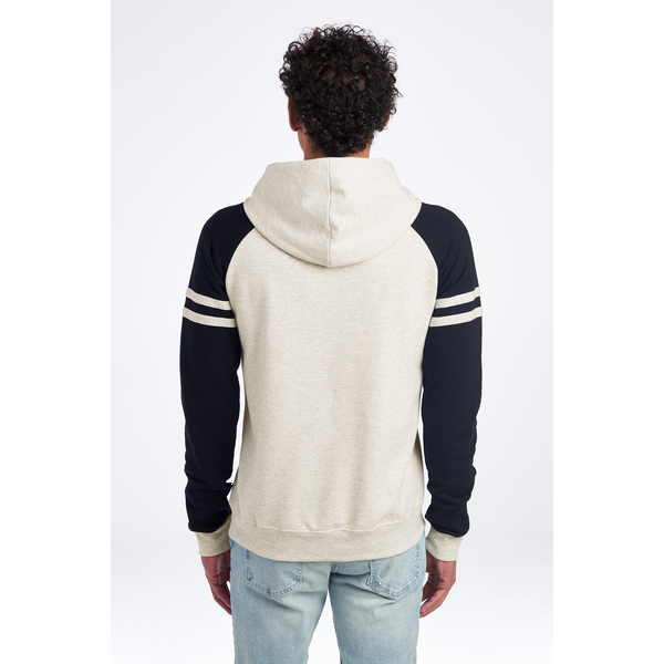 Jerzees® NuBlend® Cotton/Poly Varsity Colorblock Unisex Hooded Sweatshirt
