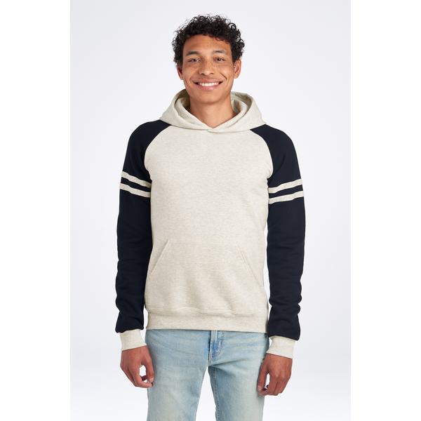 Jerzees® NuBlend® Cotton/Poly Varsity Colorblock Unisex Hooded Sweatshirt