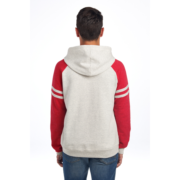 Jerzees® NuBlend® Cotton/Poly Varsity Colorblock Unisex Hooded Sweatshirt