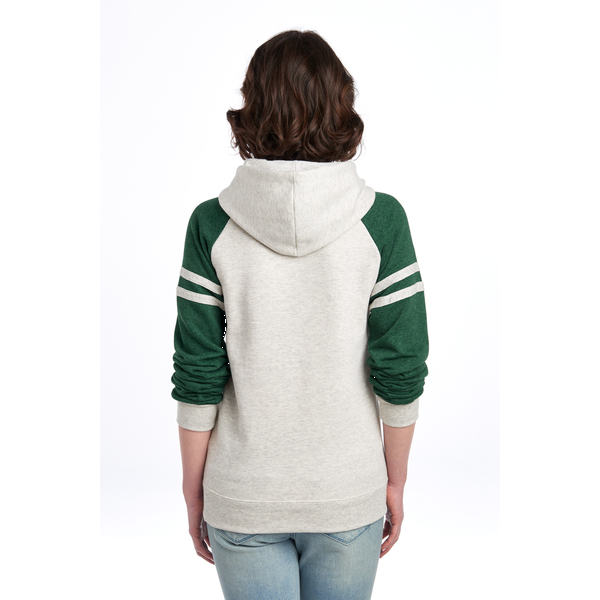 Jerzees® NuBlend® Cotton/Poly Varsity Colorblock Unisex Hooded Sweatshirt