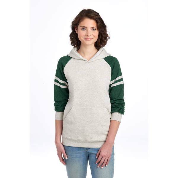 Jerzees® NuBlend® Cotton/Poly Varsity Colorblock Unisex Hooded Sweatshirt