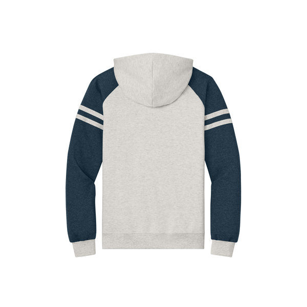 Jerzees® NuBlend® Cotton/Poly Varsity Colorblock Unisex Hooded Sweatshirt