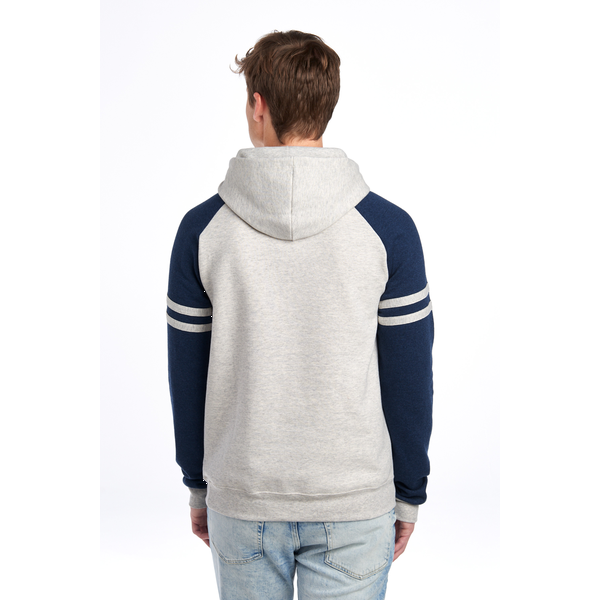 Jerzees® NuBlend® Cotton/Poly Varsity Colorblock Unisex Hooded Sweatshirt