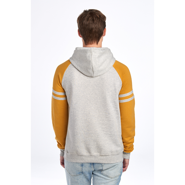 Jerzees® NuBlend® Cotton/Poly Varsity Colorblock Unisex Hooded Sweatshirt
