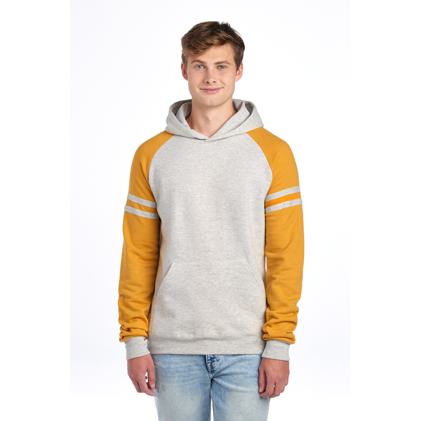 Jerzees® NuBlend® Cotton/Poly Varsity Colorblock Unisex Hooded Sweatshirt