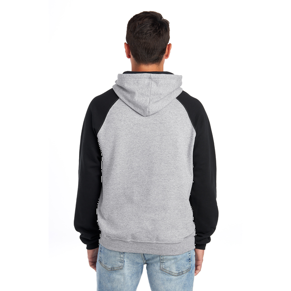 Jerzees® NuBlend® Cotton/Poly Colorblock Raglan Unisex Hoodie Sweatshirt
