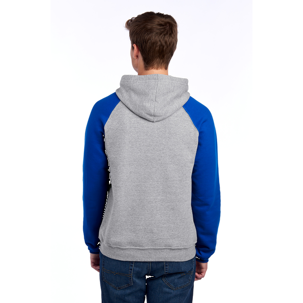 Jerzees® NuBlend® Cotton/Poly Colorblock Raglan Unisex Hoodie Sweatshirt