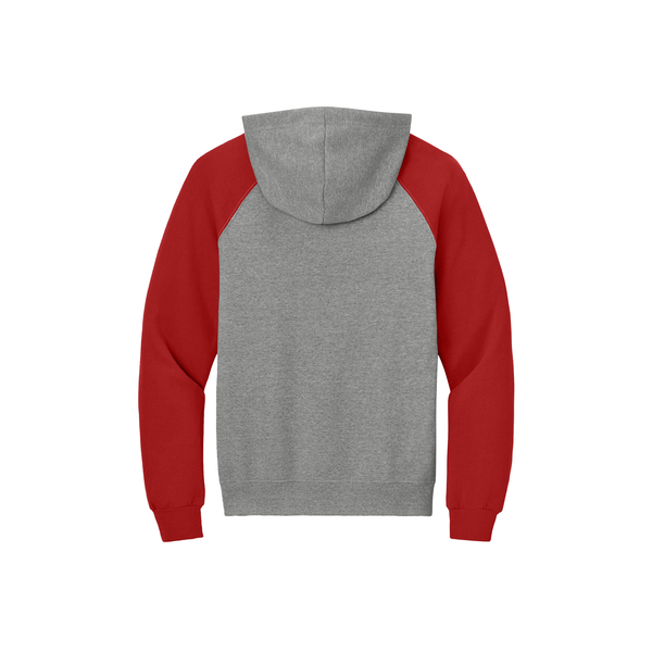 Jerzees® NuBlend® Cotton/Poly Colorblock Raglan Unisex Hoodie Sweatshirt