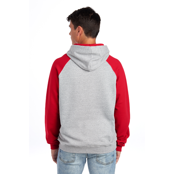 Jerzees® NuBlend® Cotton/Poly Colorblock Raglan Unisex Hoodie Sweatshirt
