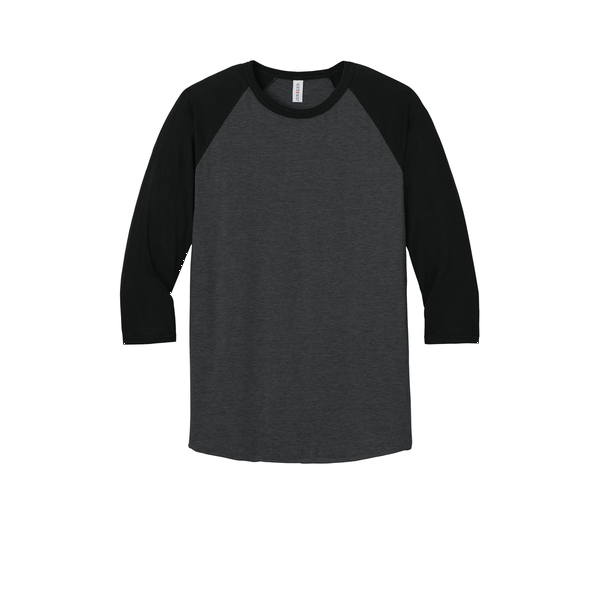 Jerzees® Premium Blend Combed Ring Spun Cotton/Poly 3/4 Sleeve Raglan Unisex Tee
