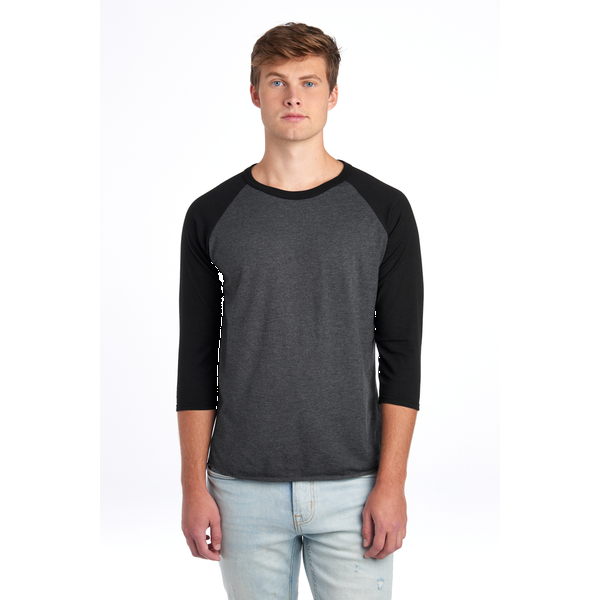 Jerzees® Premium Blend Combed Ring Spun Cotton/Poly 3/4 Sleeve Raglan Unisex Tee