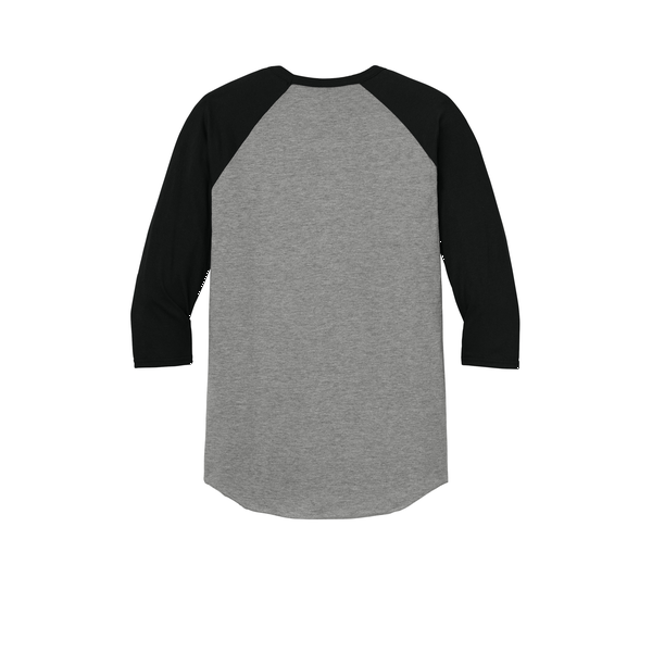 Jerzees® Premium Blend Combed Ring Spun Cotton/Poly 3/4 Sleeve Raglan Unisex Tee