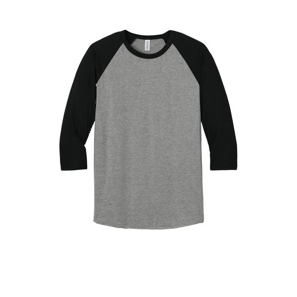 Jerzees® Premium Blend Combed Ring Spun Cotton/Poly 3/4 Sleeve Raglan Unisex Tee