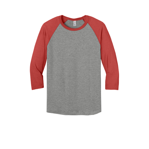 Jerzees® Premium Blend Combed Ring Spun Cotton/Poly 3/4 Sleeve Raglan Unisex Tee