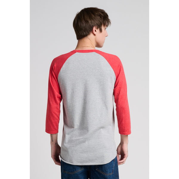 Jerzees® Premium Blend Combed Ring Spun Cotton/Poly 3/4 Sleeve Raglan Unisex Tee
