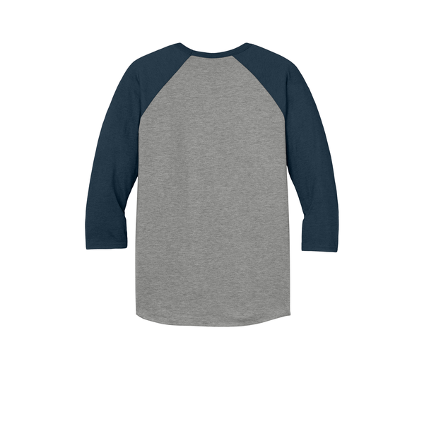 Jerzees® Premium Blend Combed Ring Spun Cotton/Poly 3/4 Sleeve Raglan Unisex Tee