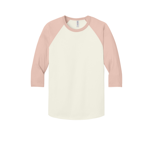 Jerzees® Premium Blend Combed Ring Spun Cotton/Poly 3/4 Sleeve Raglan Unisex Tee