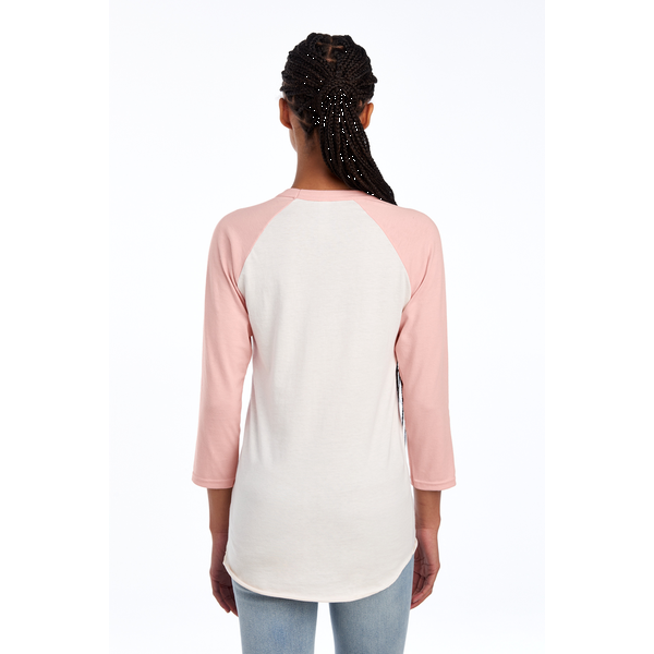 Jerzees® Premium Blend Combed Ring Spun Cotton/Poly 3/4 Sleeve Raglan Unisex Tee