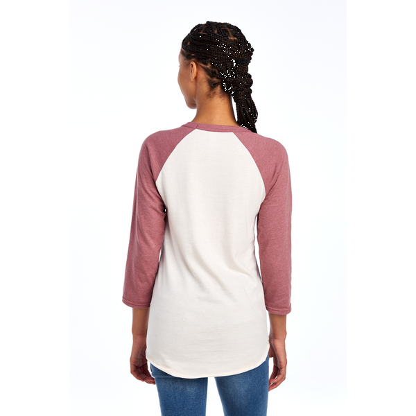 Jerzees® Premium Blend Combed Ring Spun Cotton/Poly 3/4 Sleeve Raglan Unisex Tee