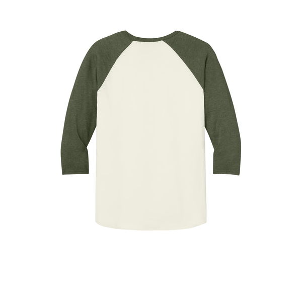 Jerzees® Premium Blend Combed Ring Spun Cotton/Poly 3/4 Sleeve Raglan Unisex Tee