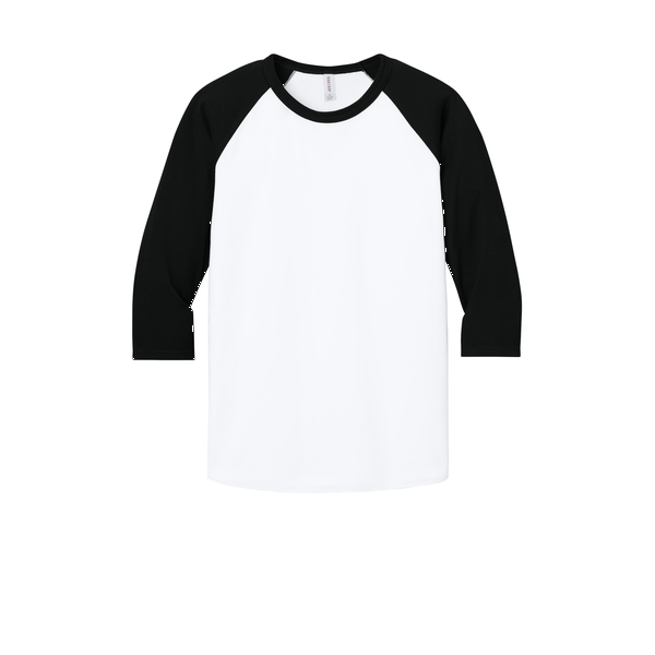 Jerzees® Premium Blend Combed Ring Spun Cotton/Poly 3/4 Sleeve Raglan Unisex Tee
