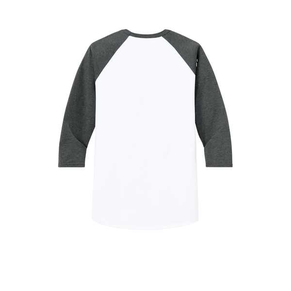 Jerzees® Premium Blend Combed Ring Spun Cotton/Poly 3/4 Sleeve Raglan Unisex Tee