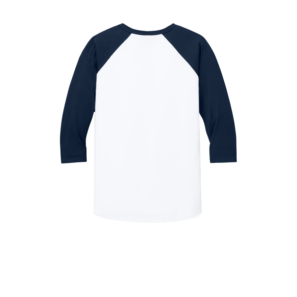Jerzees® Premium Blend Combed Ring Spun Cotton/Poly 3/4 Sleeve Raglan Unisex Tee