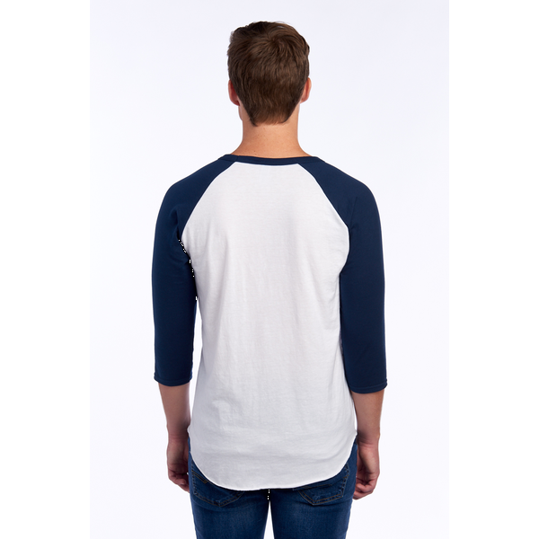 Jerzees® Premium Blend Combed Ring Spun Cotton/Poly 3/4 Sleeve Raglan Unisex Tee
