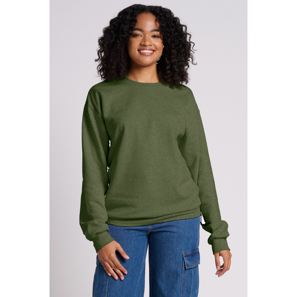 Jerzees® Ultimate™ CVC Ring Spun Crewneck Unisex Sweatshirt