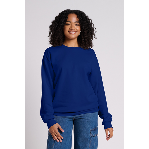 Jerzees® Ultimate™ CVC Ring Spun Crewneck Unisex Sweatshirt