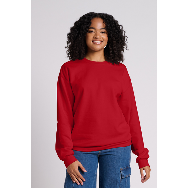 Jerzees® Ultimate™ CVC Ring Spun Crewneck Unisex Sweatshirt