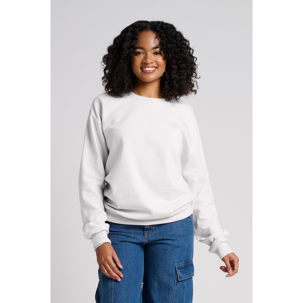 Jerzees® Ultimate™ CVC Ring Spun Crewneck Unisex Sweatshirt