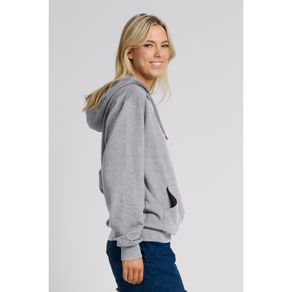 Jerzees® Ultimate™ CVC Ring Spun Cotton/Poly Hooded Unisex Sweatshirt