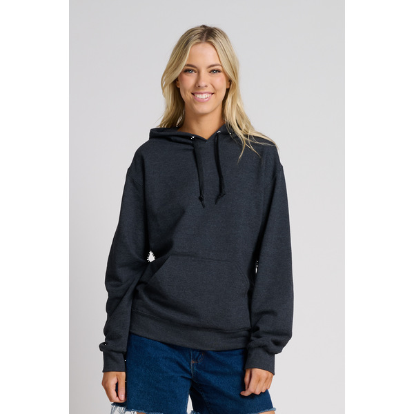 Jerzees® Ultimate™ CVC Ring Spun Cotton/Poly Hooded Unisex Sweatshirt