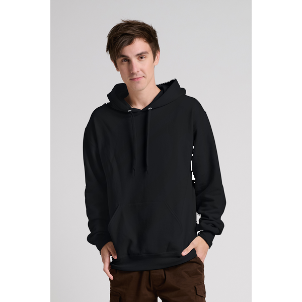 Jerzees® Ultimate™ CVC Ring Spun Cotton/Poly Hooded Unisex Sweatshirt