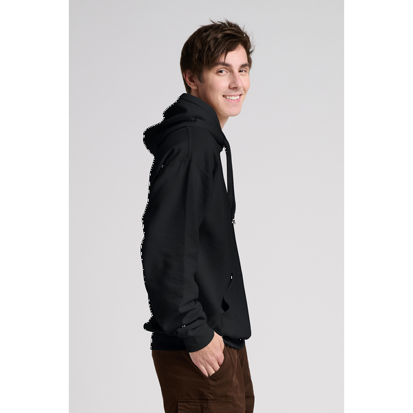 Jerzees® Ultimate™ CVC Ring Spun Cotton/Poly Hooded Unisex Sweatshirt