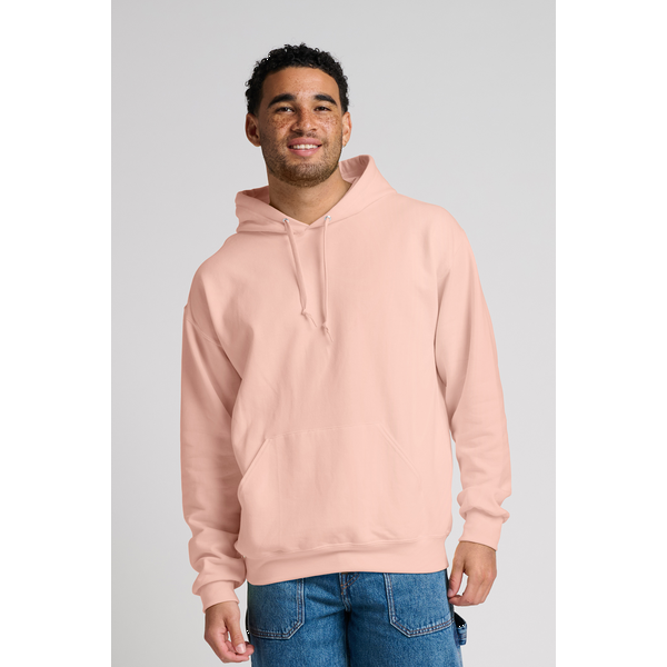 Jerzees® Ultimate™ CVC Ring Spun Cotton/Poly Hooded Unisex Sweatshirt