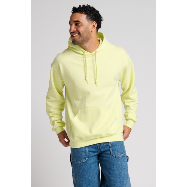 Jerzees® Ultimate™ CVC Ring Spun Cotton/Poly Hooded Unisex Sweatshirt