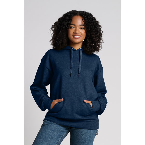 Jerzees® Ultimate™ CVC Ring Spun Cotton/Poly Hooded Unisex Sweatshirt