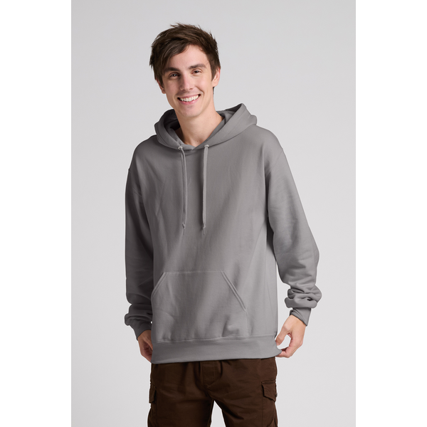 Jerzees® Ultimate™ CVC Ring Spun Cotton/Poly Hooded Unisex Sweatshirt