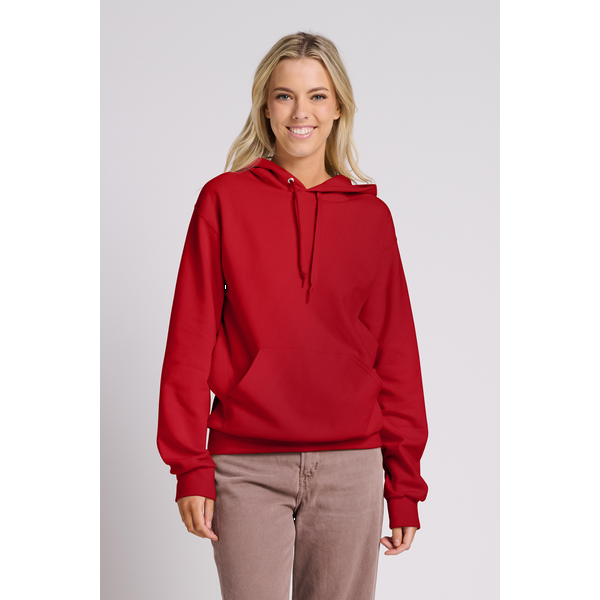 Jerzees® Ultimate™ CVC Ring Spun Cotton/Poly Hooded Unisex Sweatshirt